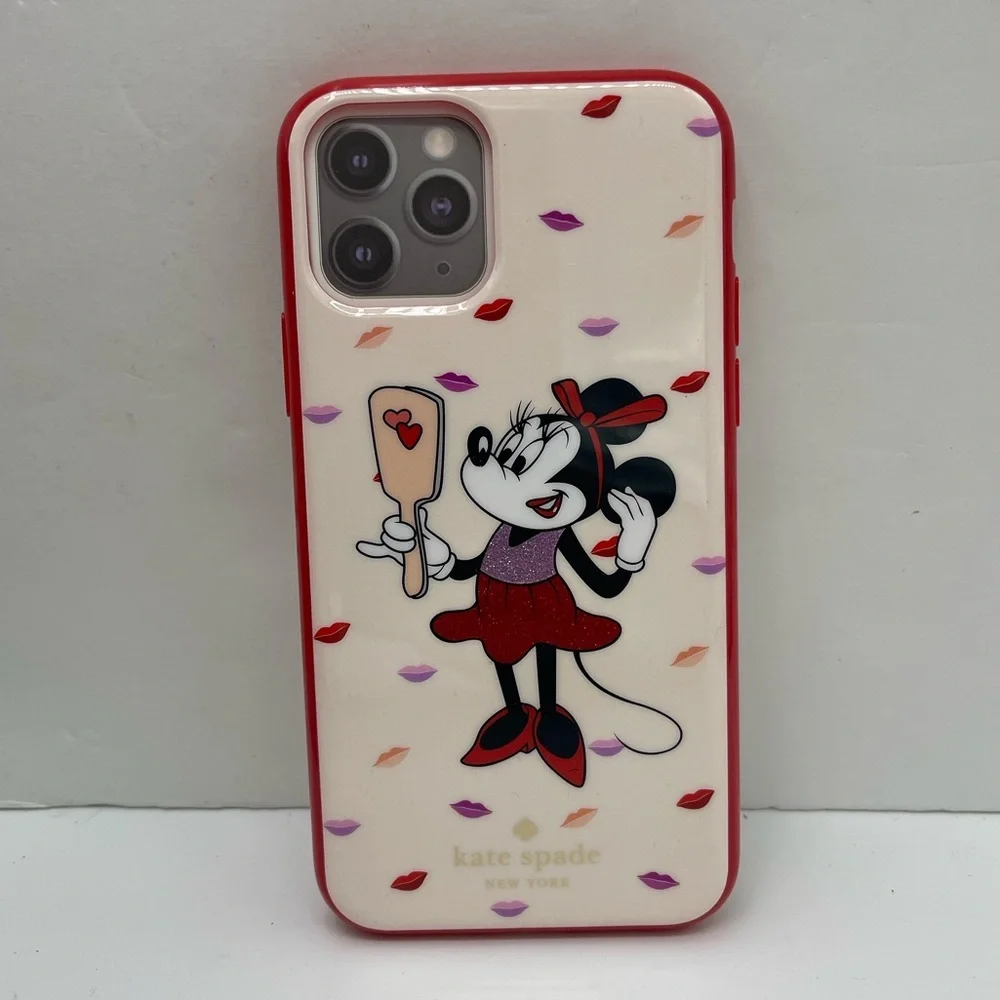 Kate Spade & Disney Minnie Mouse Iphone 11 PRO Case In Box Color Palevelmulti